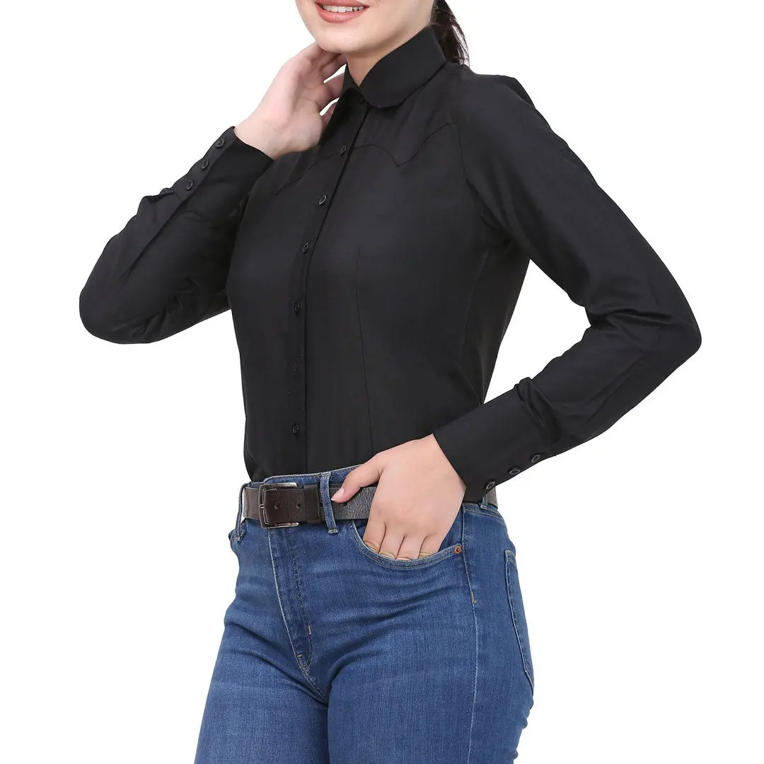Tuffrider Ladies Abilene Western Shirt 7