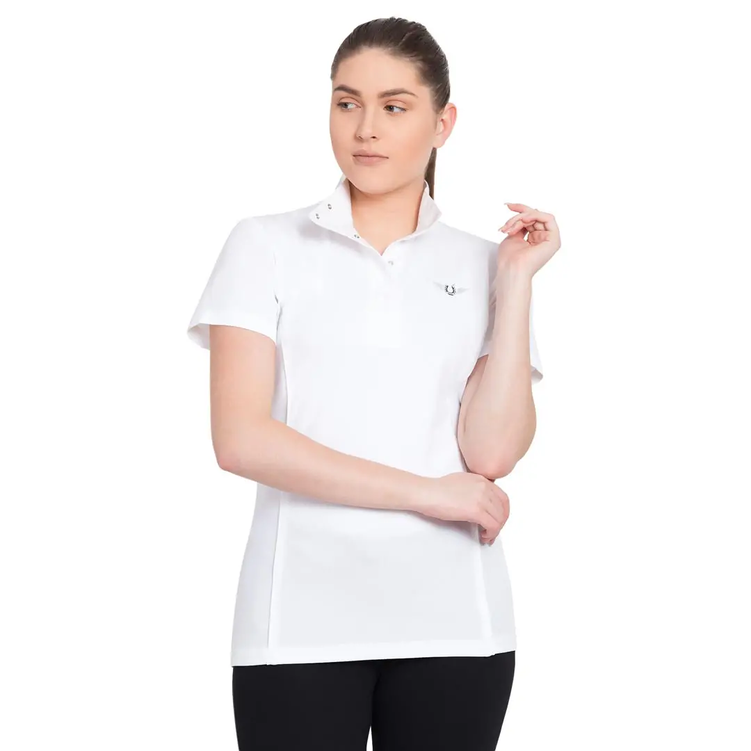 Tuffrider Ladies Kirby Kwik Dry Short Sleeve Show Shirt 1