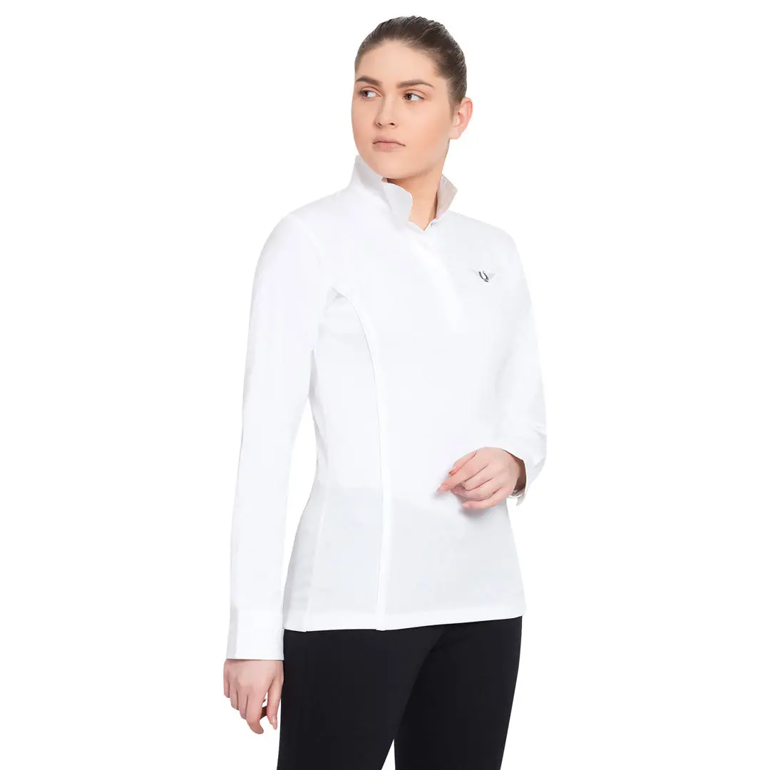 Tuffrider Ladies Kirby Kwik Dry Long Sleeve Show Shirt 2
