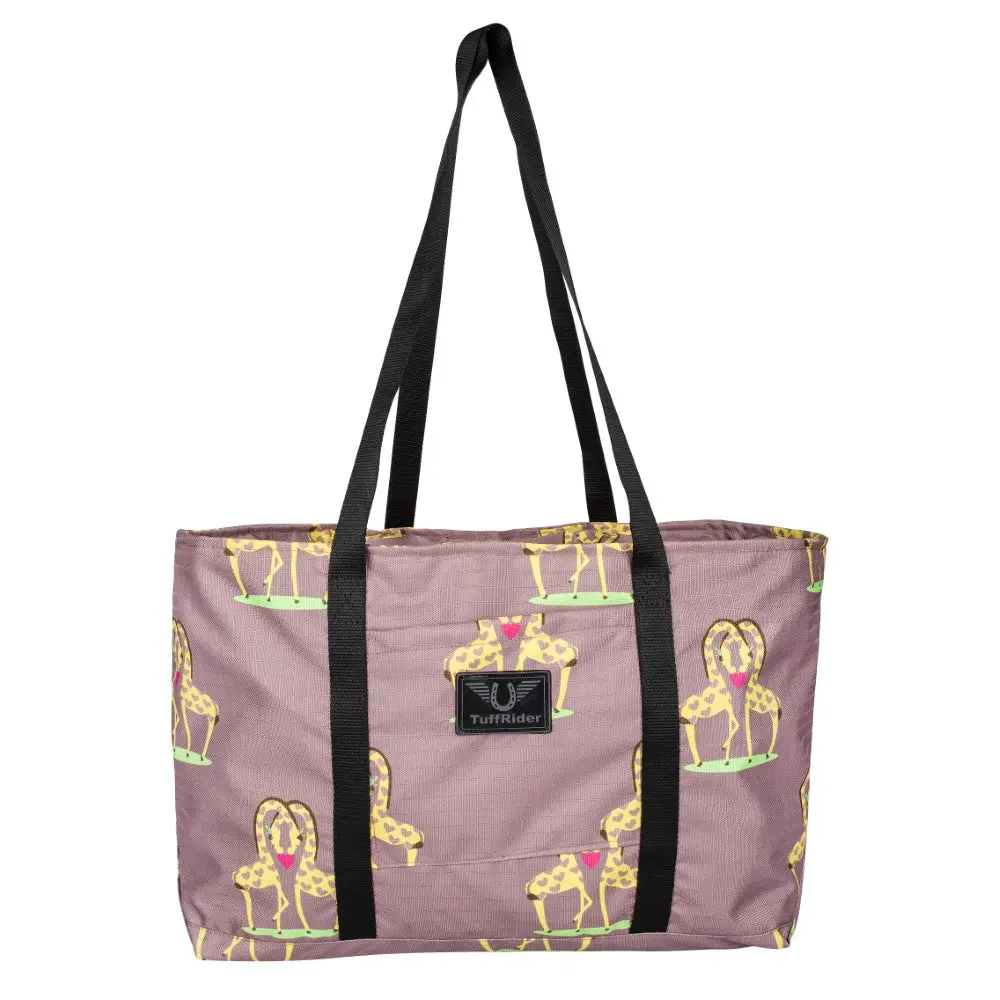 Tuffrider Giraffe Print Tote 1