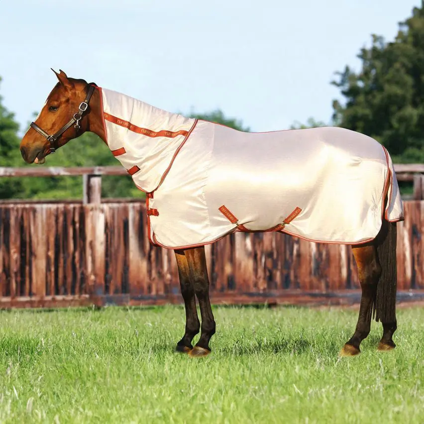 TuffRider Sport Mesh Combo Neck Fly Sheet for Summer Protection - Image 2