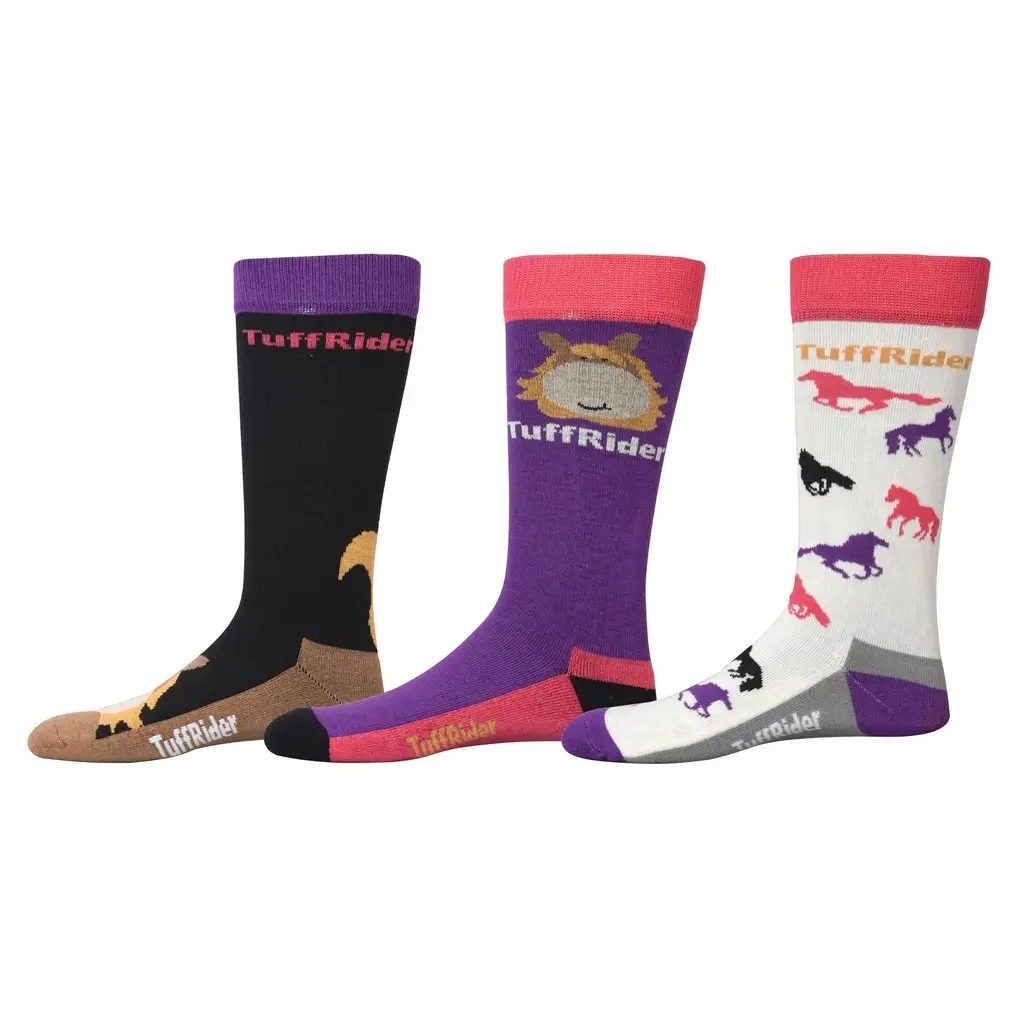 Tuffrider Asher Kids Socks - 3 Pack 1
