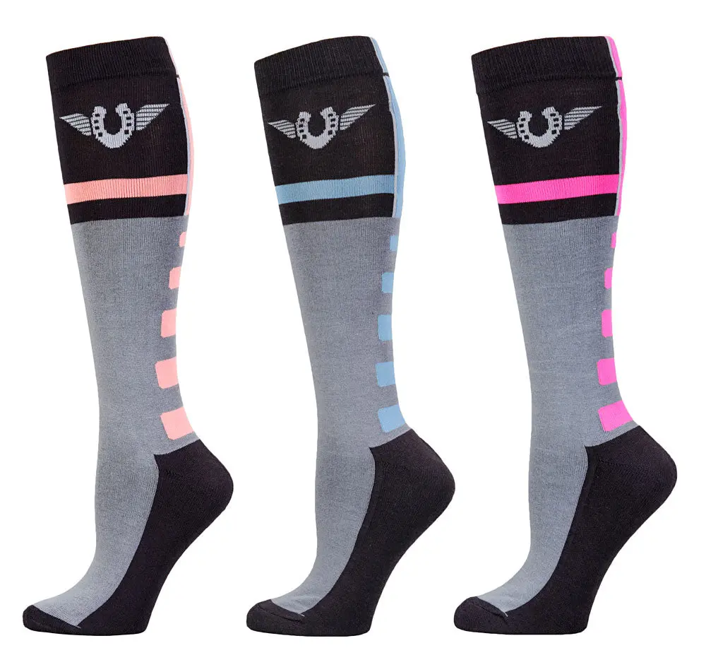 Tuffrider Ladies Impulsion Knee Hi Socks - 3 Pack 1