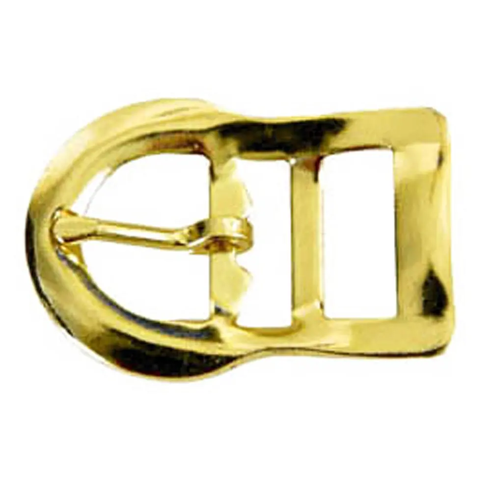 Hilason Western Horse Tack Stamped Halter Buckle Brass Plated 1
