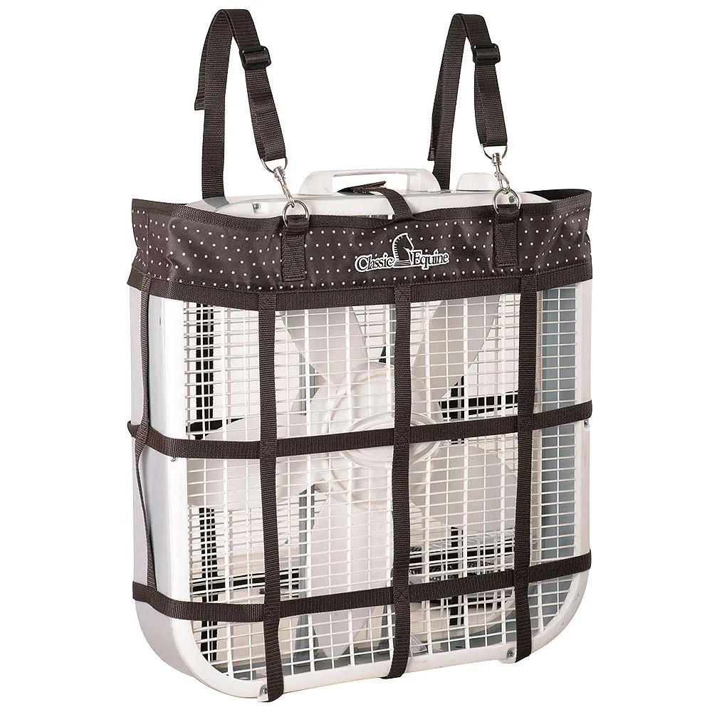 Wequine American Genuine Flexible Nylon Fan Bag Stainless Steel Black 1