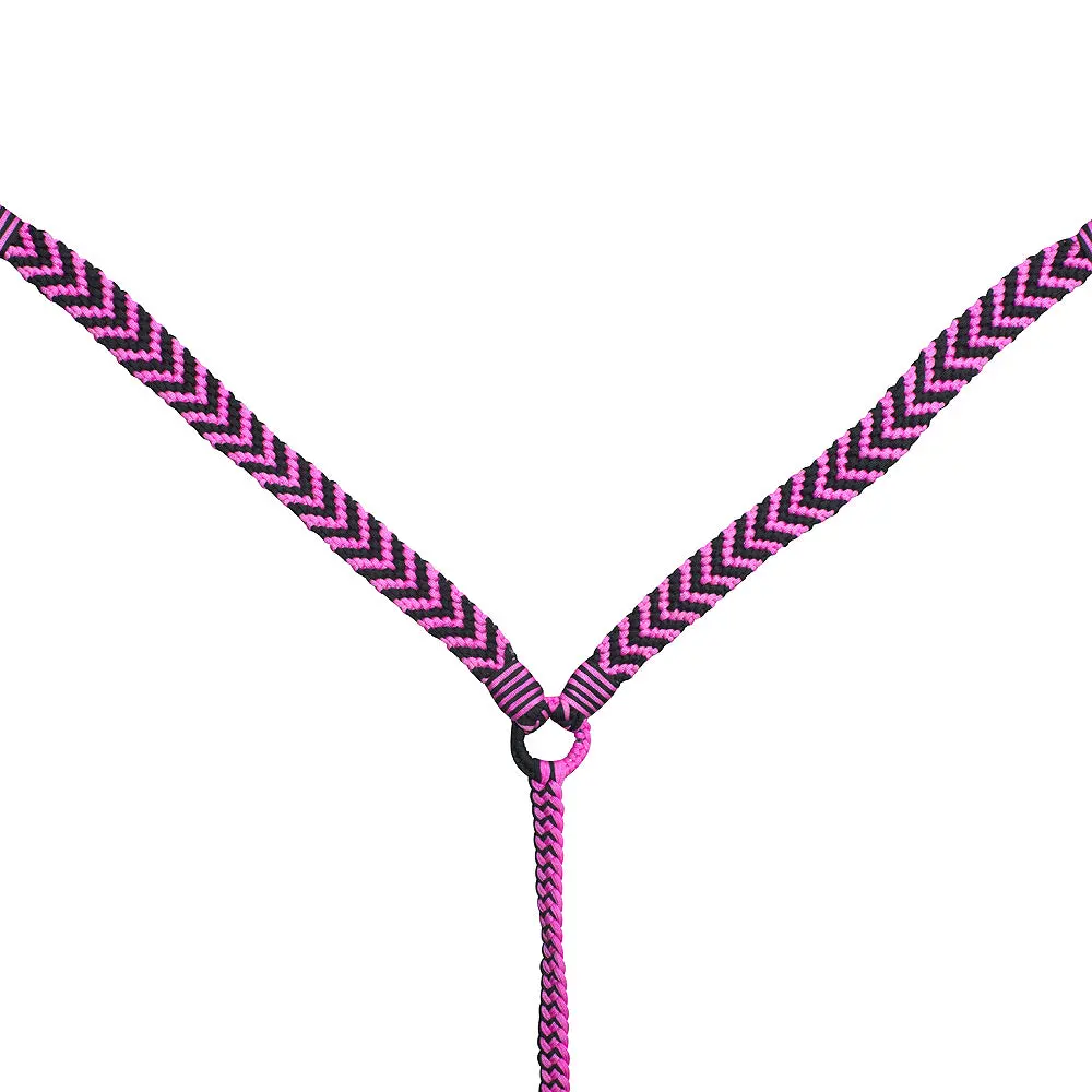 Hilason Horse Breast Collar Flat Braided Paracord 1