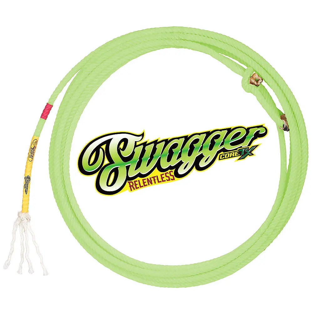 32" Cactus Swagger Natual Nylon 4 Strand Head Perfect Super Soft Rope Neon Green 1