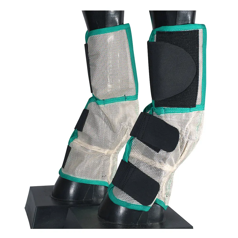 Warmblood Hilason Western Uv Protection Insects Fly Boots Pair White 1