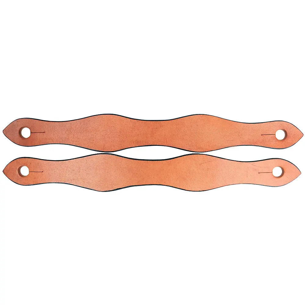 Hilason Western Leather Slobber Straps Oil Tan 2