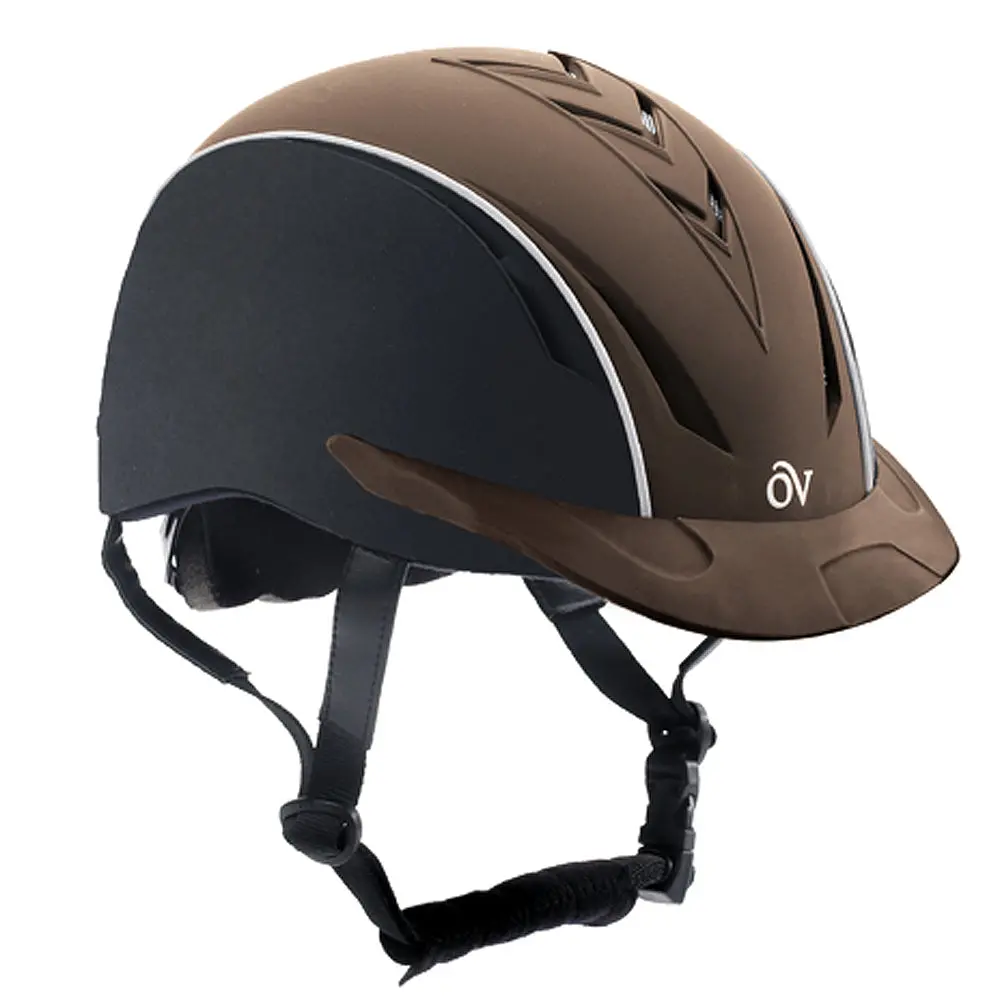 Medium/Large Ovation Horse Lightweight Comfort Sync Helmet Black/Brown 1