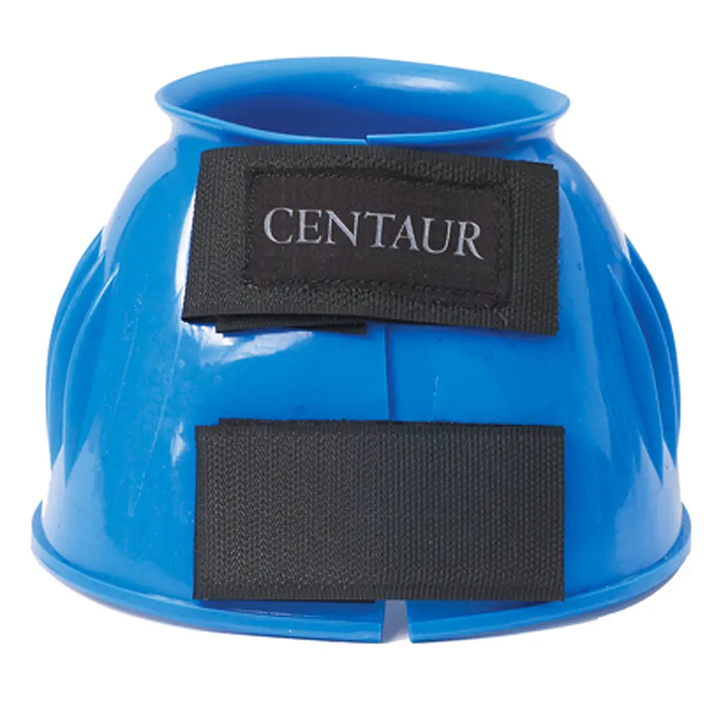 X-Large Centaur Pvc Ribbed Double Hook And Loop Bell Boots Royal 1