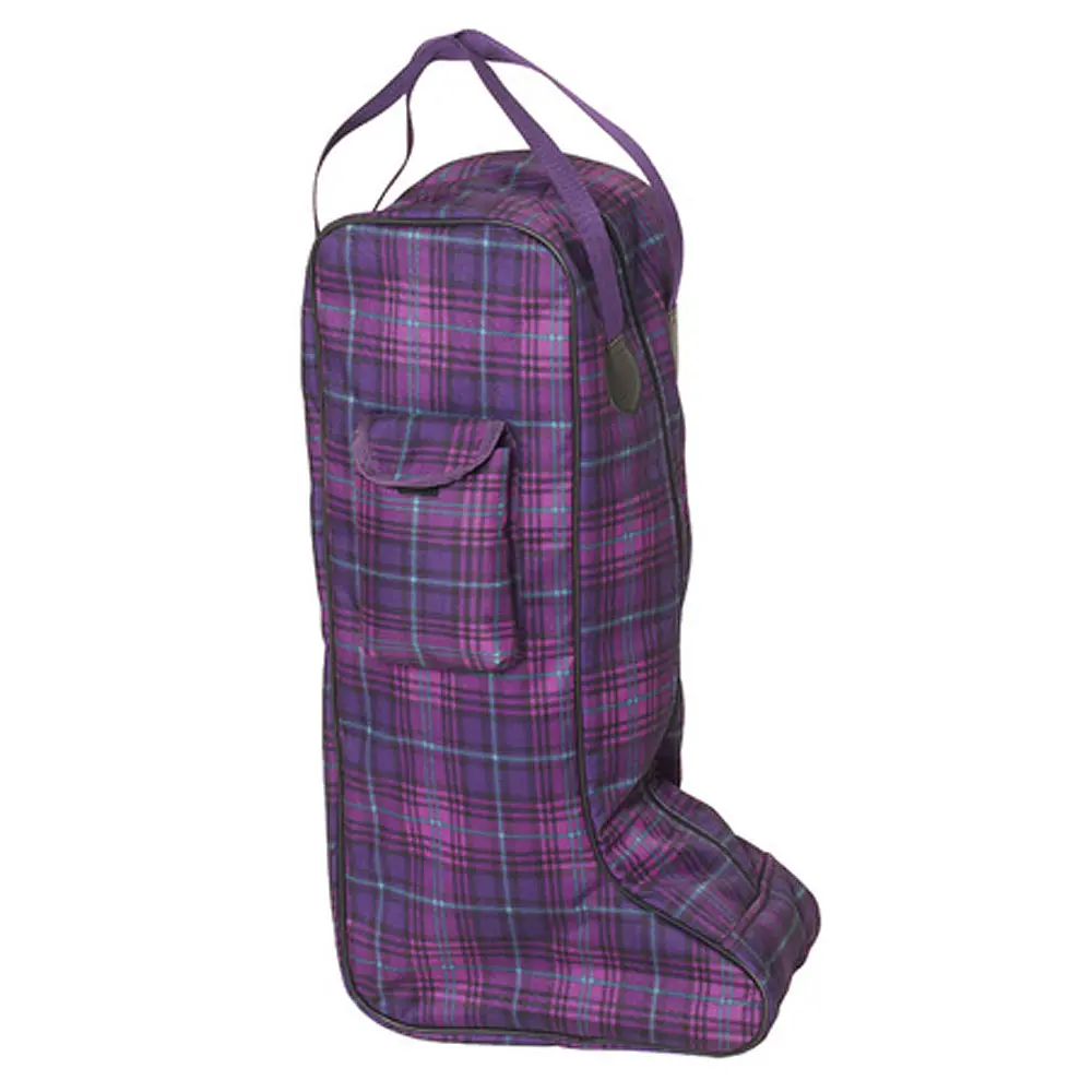 One Size Er Centaur Waterproof Breathable Boot Carry Bag Orchid Plaid 1