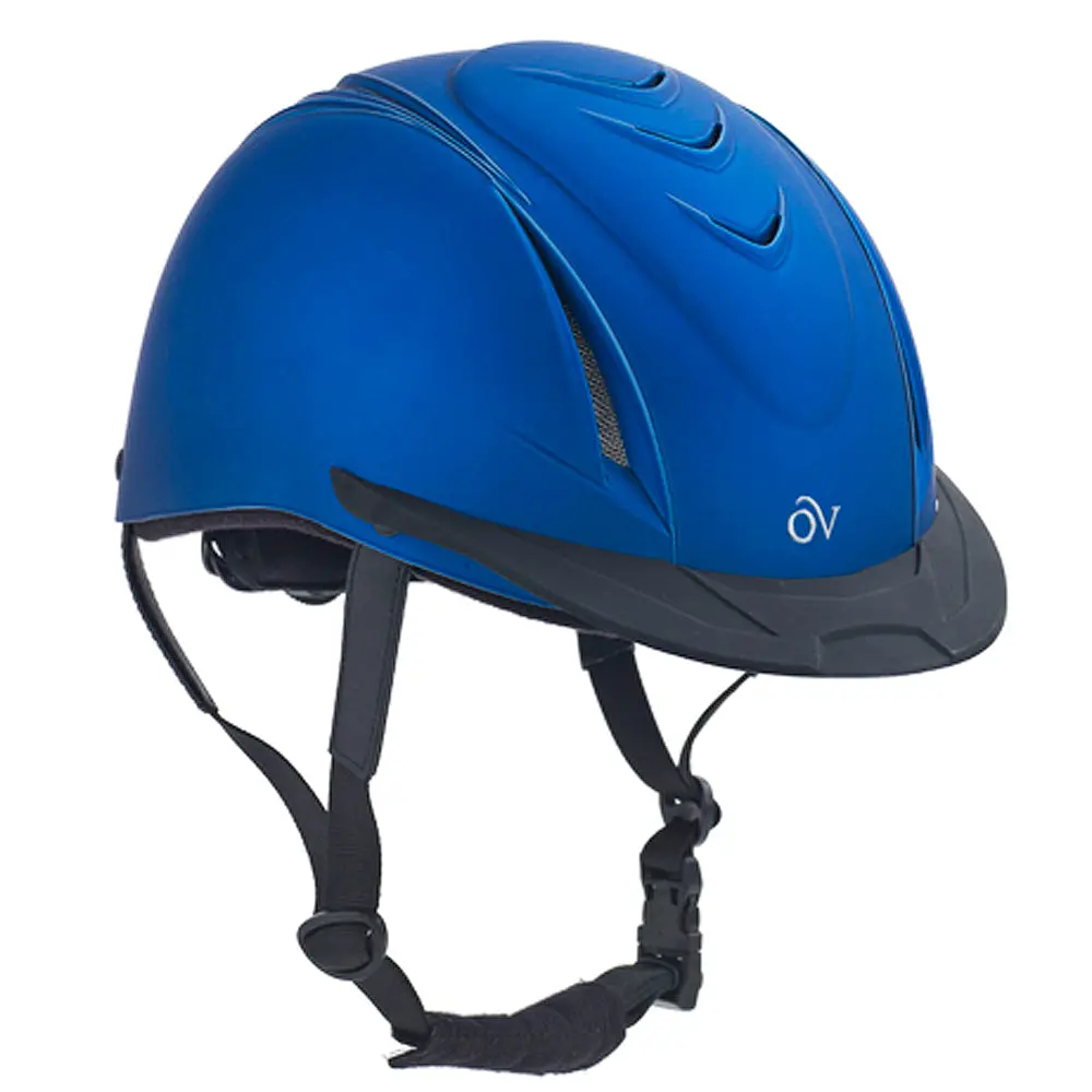 Ovation Metallic Schooler Lightweight Helmet Blue 1