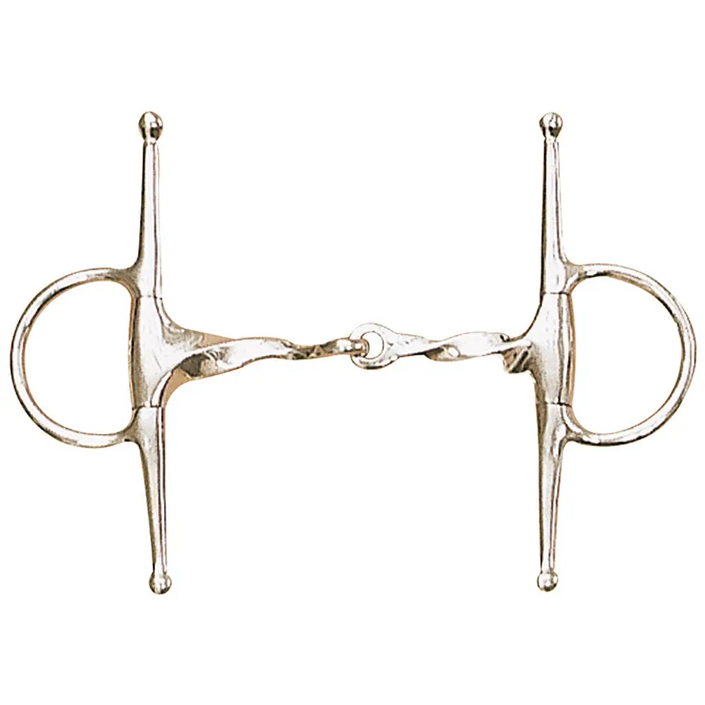 5.5" Centaur Stainless Steel Slow Twist Full Cheek Horse Bit 1