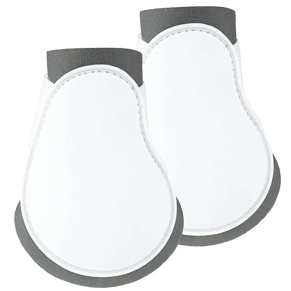 Cob Horze Hard Outer Shell Protect Neoprene Lining Fetlock Boot White Grey 1
