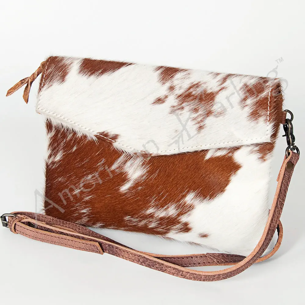 American Darling Women's Envelope Bag Western Hair On Genuine Leather Handbag And Ladies Purse 1