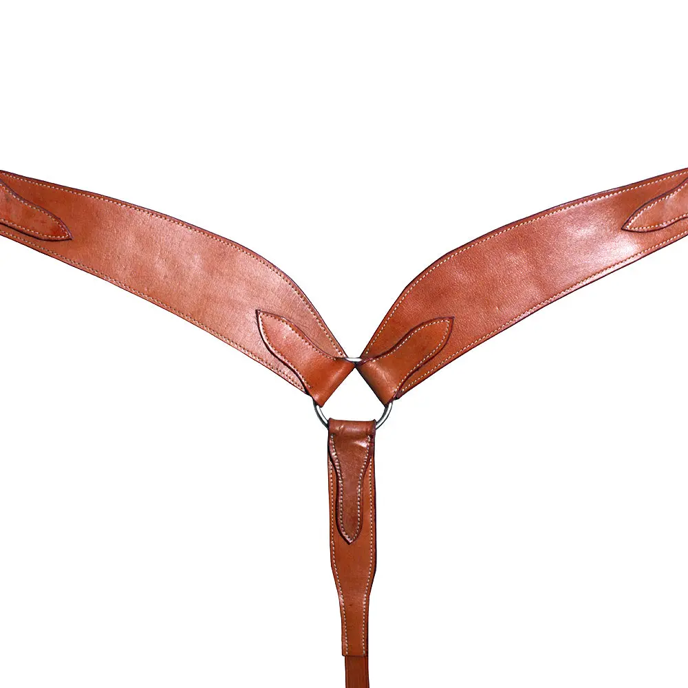 Western Horse Breast Collar Leather Brown Comfytack 1