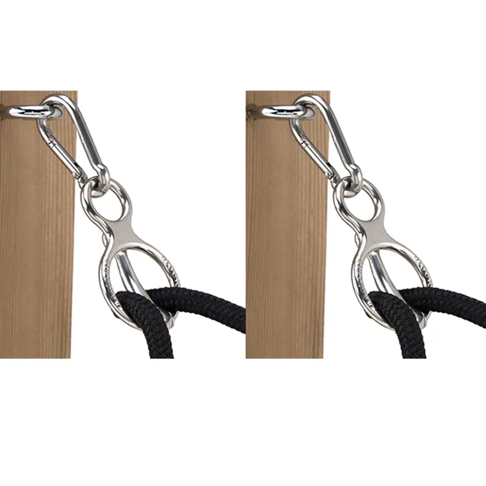 [ Set Of 2 ] Blocker Tie Ring || Horse Stainless Steel 1