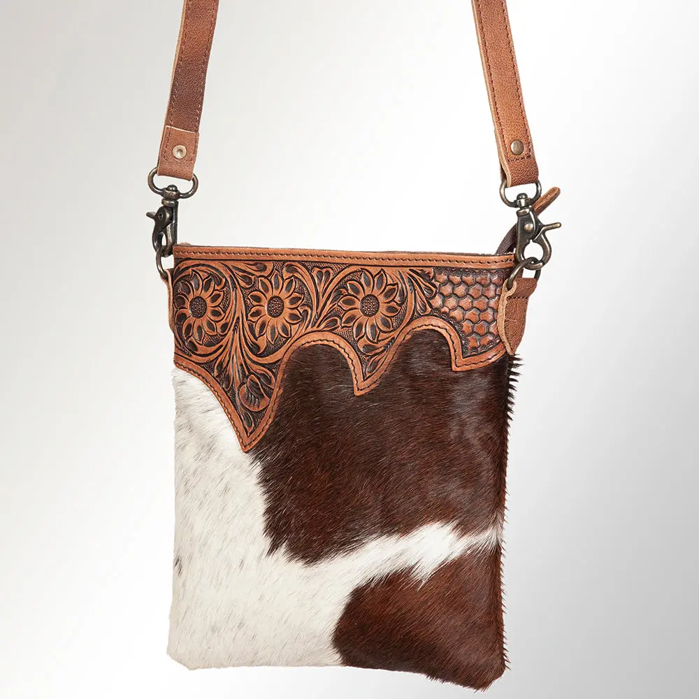 American Darling Crossbody Hair On Genuine Leather Women Bag Western Handbag Purse 2