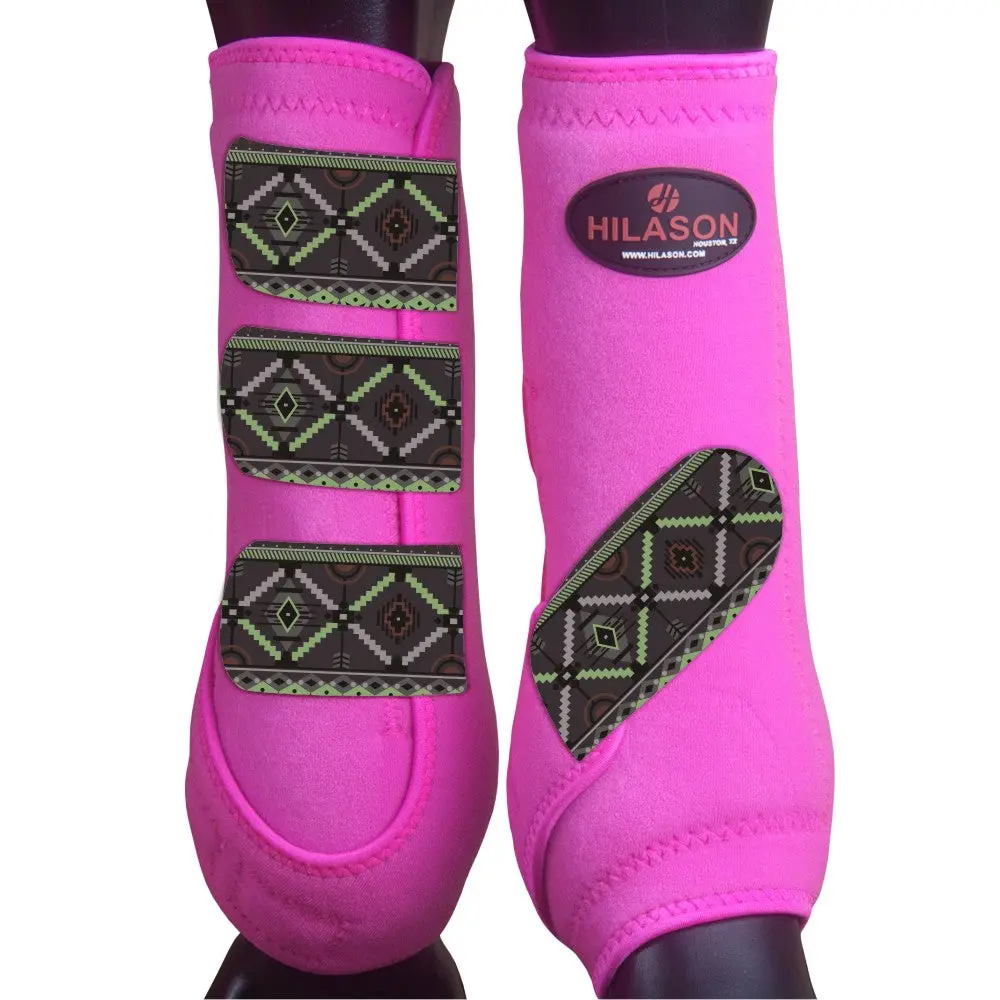 Hilason Horse Medicine Sports Boots Rear Hind Leg 1