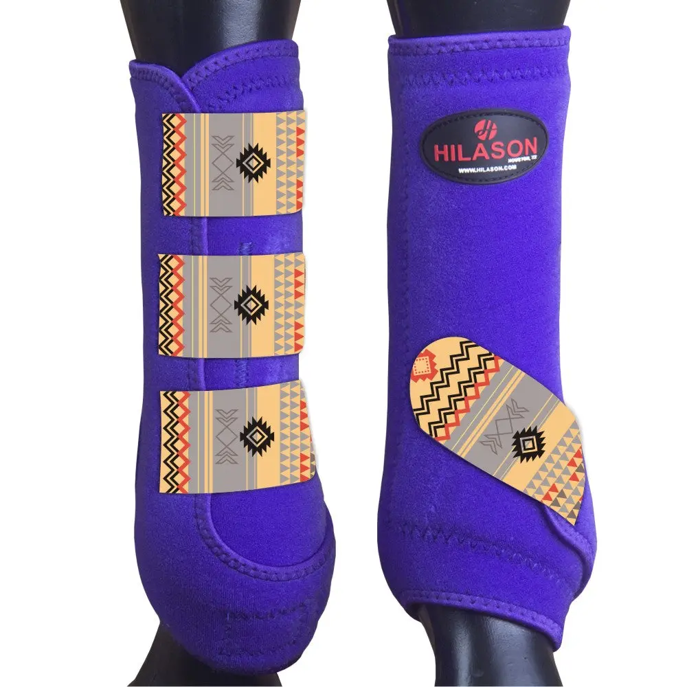 Hilason Horse Medicine Sports Boots Rear Hind Leg 1