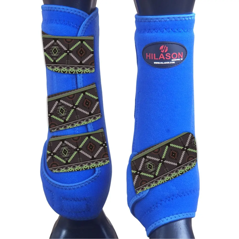Hilason Horse Medicine Sports Boots Rear Hind Leg 1