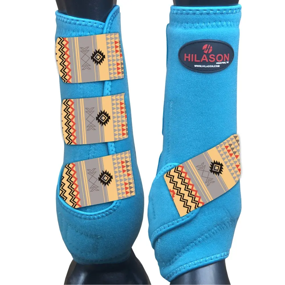 Hilason Horse Medicine Sports Boots Rear Hind Leg 1