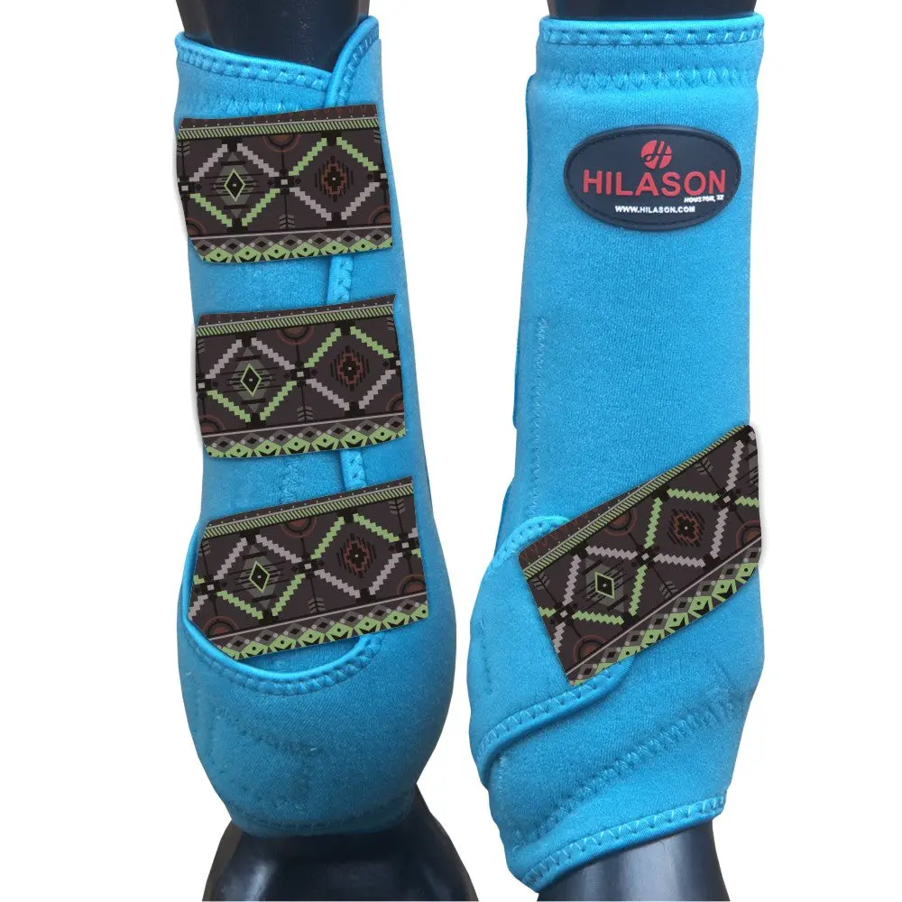 Hilason Horse Medicine Sports Boots Rear Hind Leg 1