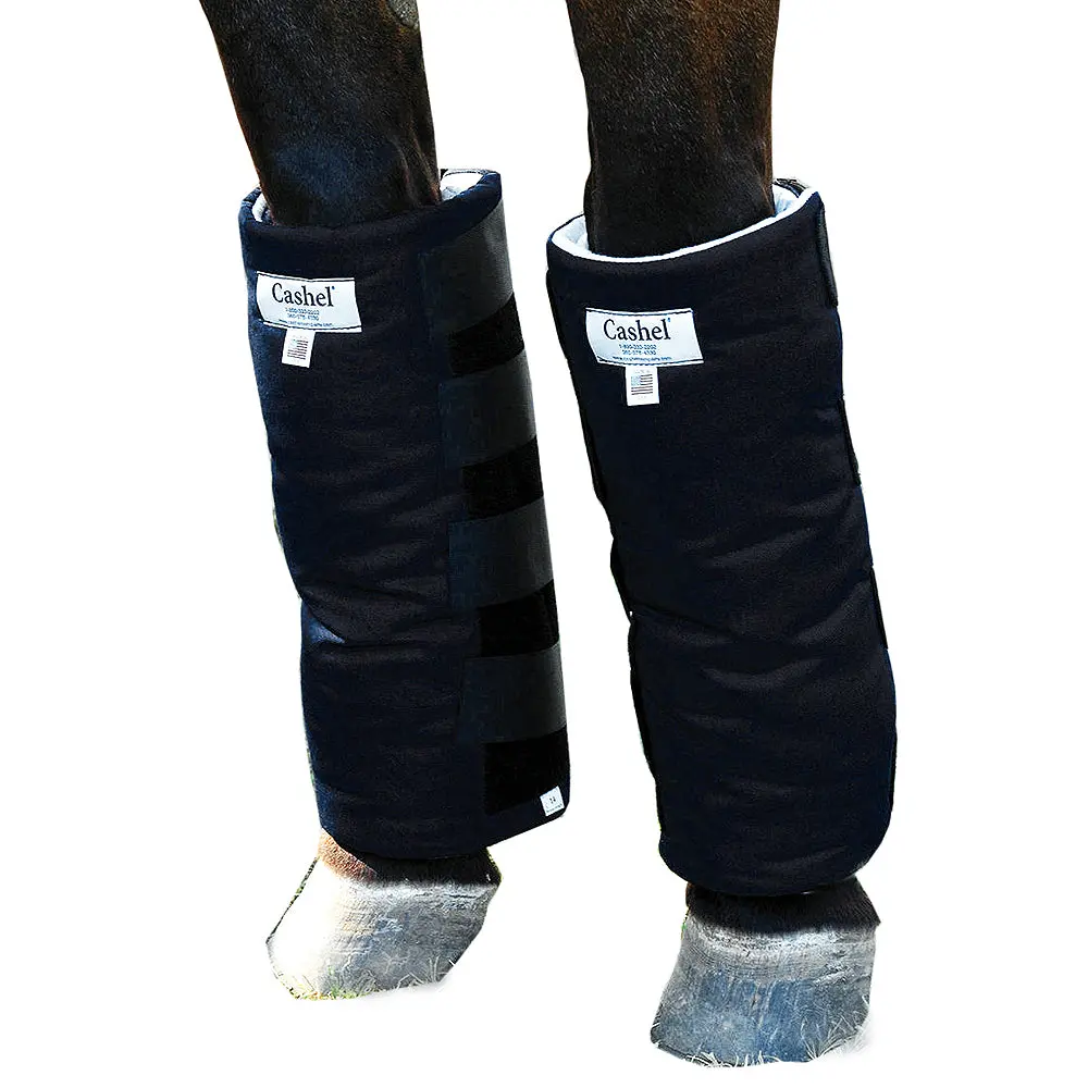 Cashel Horse Bandage Ship Boot Adjustable Yet Nonbinding Black 1