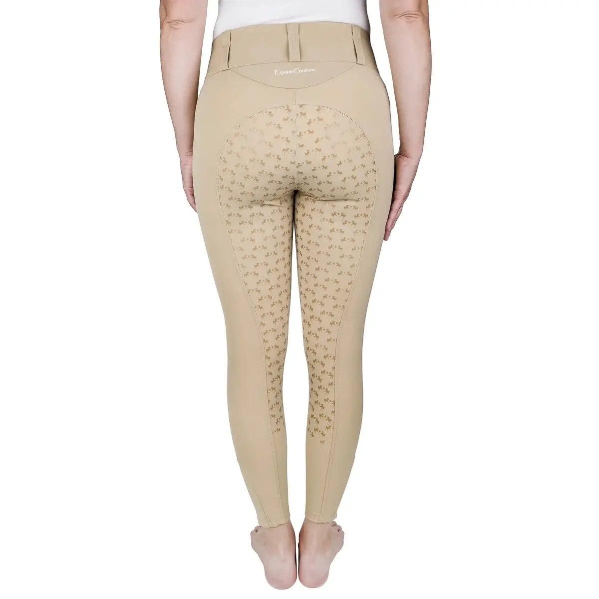 Equine Couture Women Nicole Full Silicone Printed Seat Breeches 5