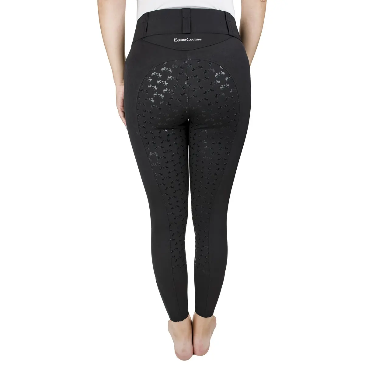 Equine Couture Women Nicole Full Silicone Printed Seat Breeches 2