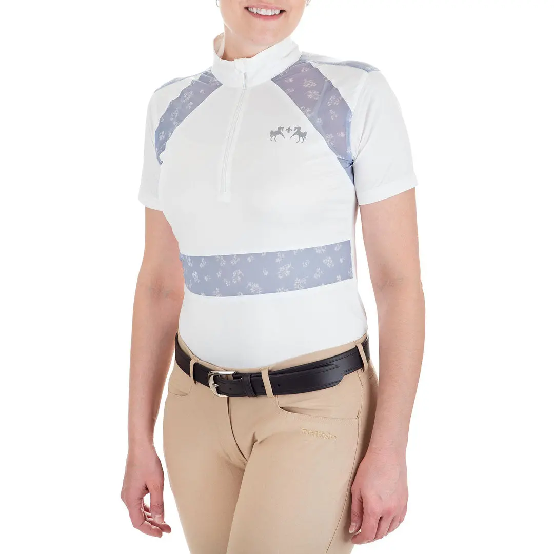 Equine Couture Ladies Nicolette Equicool Short Sleeve Show Shirt 3