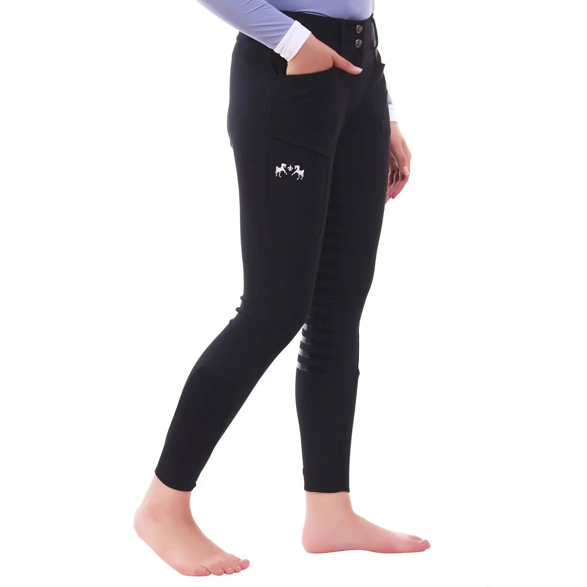 Equine Couture Ladies Techno Extended Knee Patch Breeches 12