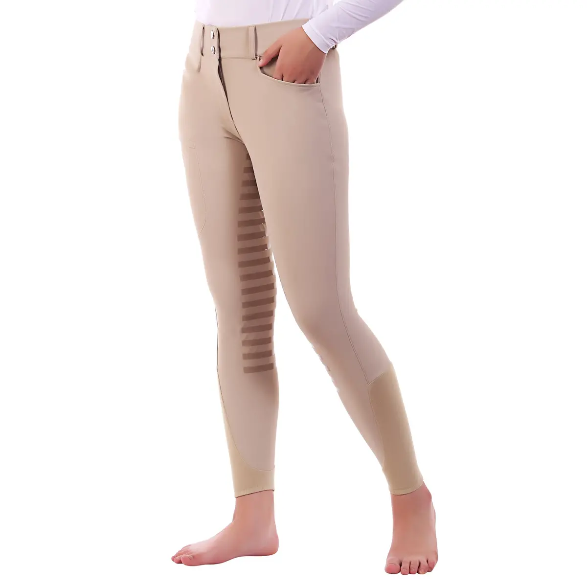 Equine Couture Ladies Techno Extended Knee Patch Breeches 1