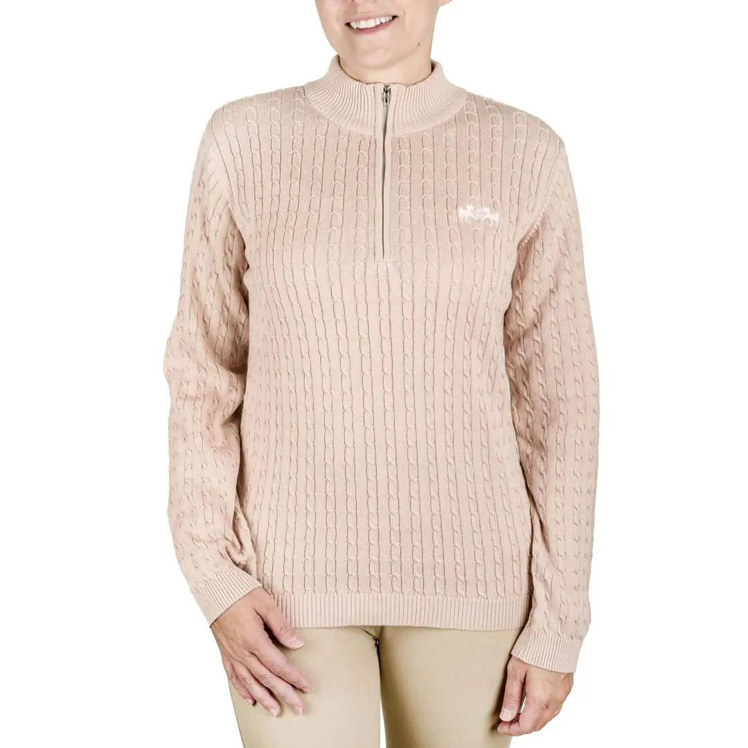 Equine Couture Ladies Zara Cable Knit Sweater 1