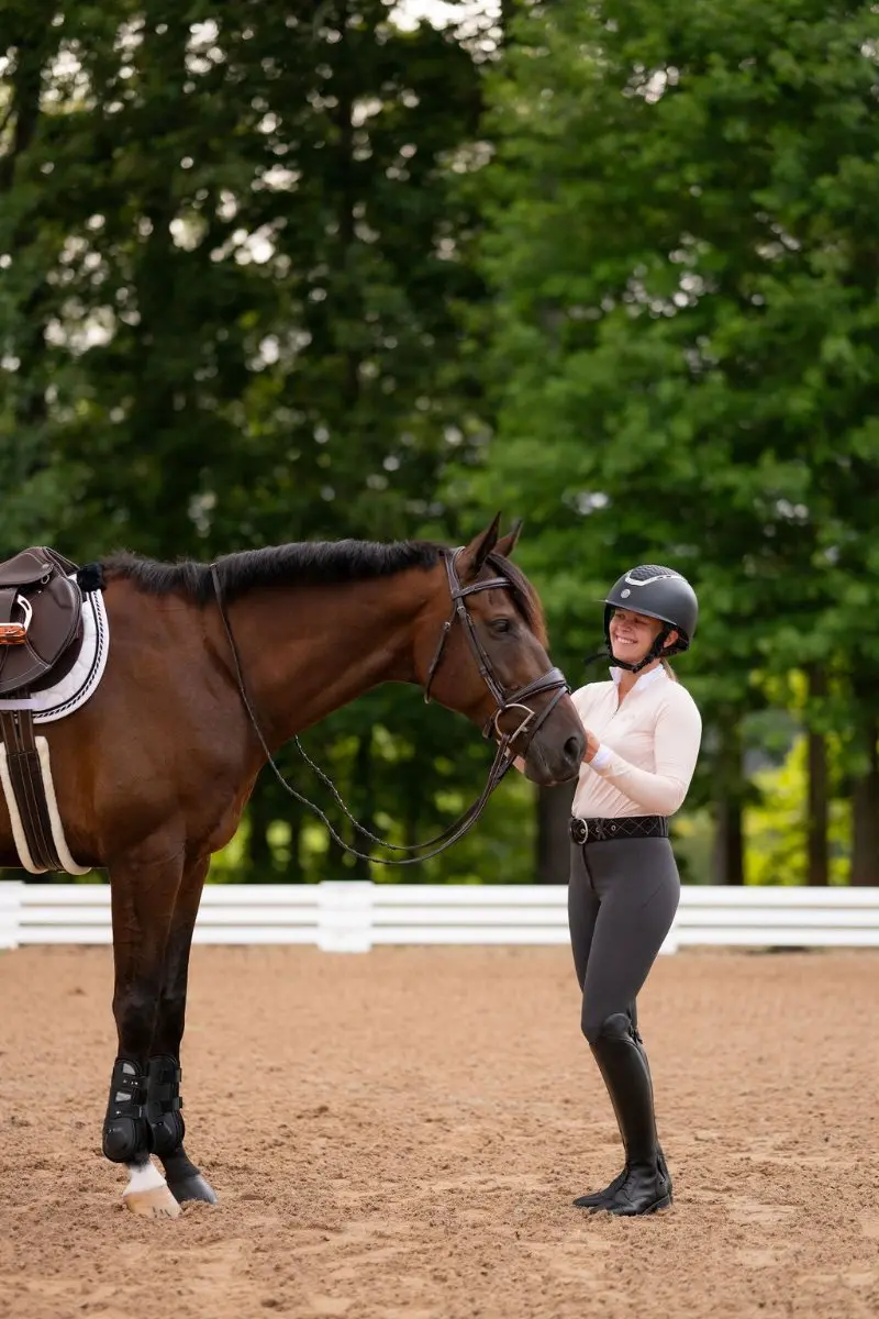 Equine Couture Charlotte Silicone Full Seat Breech 10