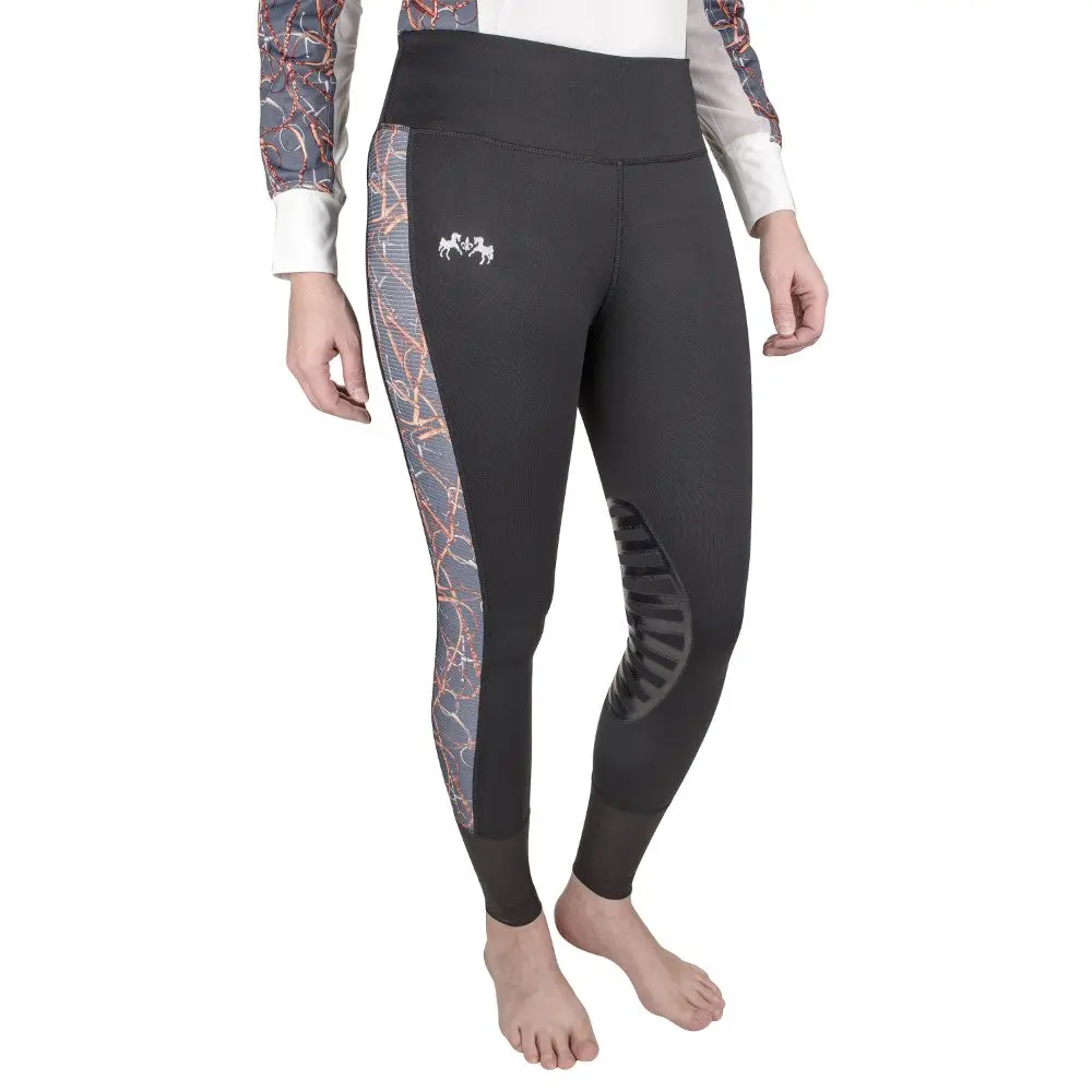Equine Couture Ladies Snaffle Bits Tights 1