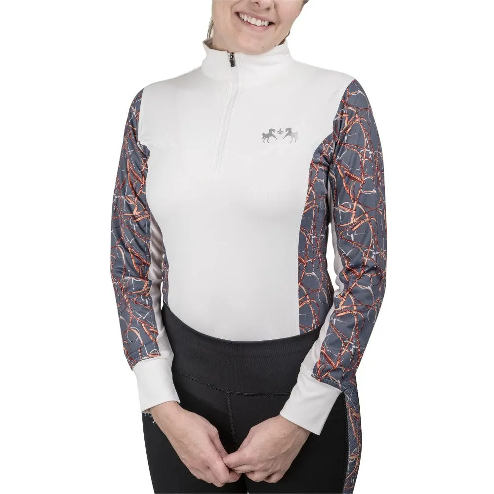 Equine Couture Ladies Snaffle Bits Show Shirt 1