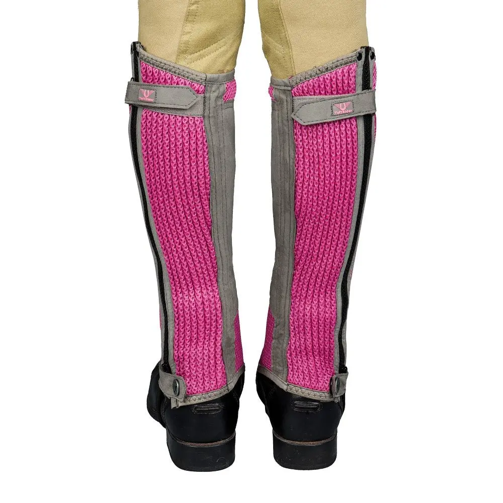 Tuffrider Children's Double Up Air Mesh Half Chap And Glove Set 7