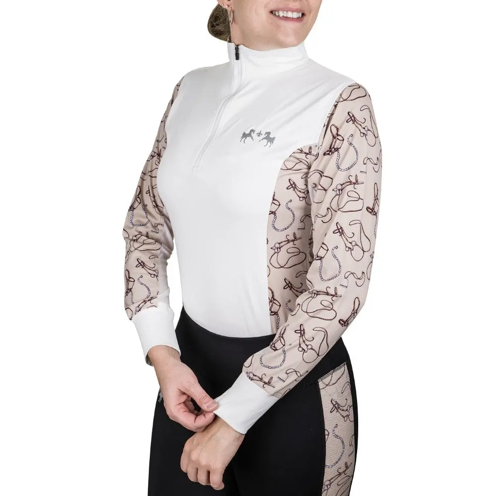 Equine Couture Ladies Equestrian Gear Show Shirt 1