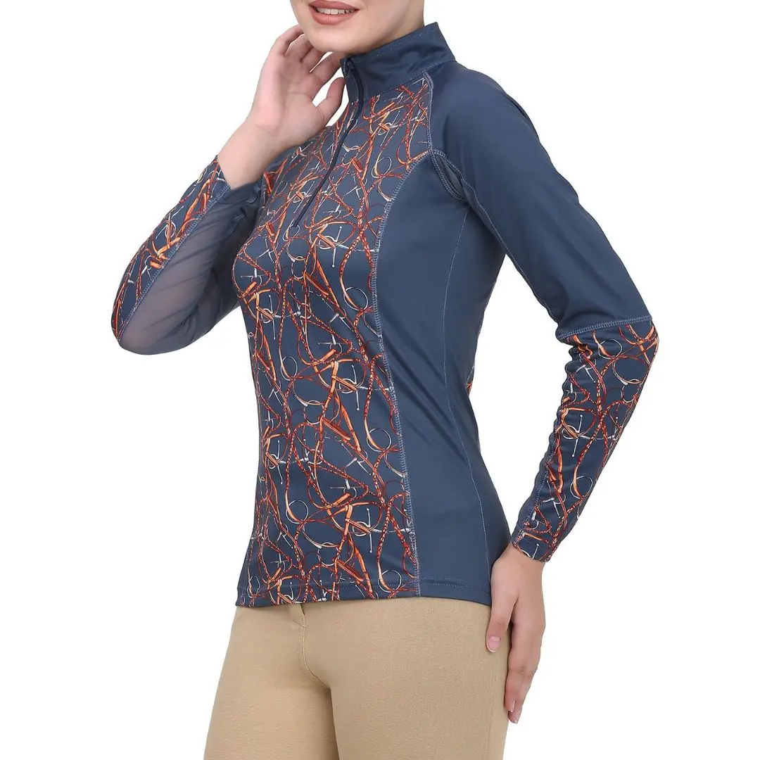 Equine Couture Ladies Snaffle Bridles Sport Shirt 1