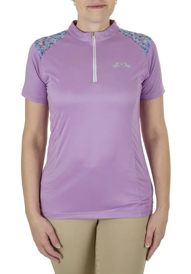Equine Couture Women Daisy Printed Smyrna Sport Shirt 3