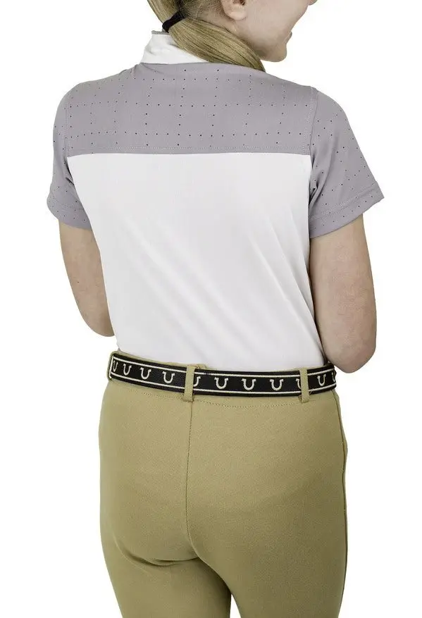 Equine Couture Children's Magda Equicool Short Sleeve Show Shirt 3