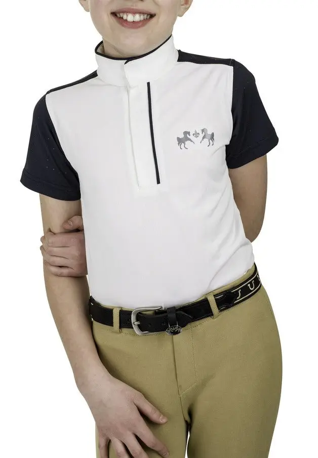 Equine Couture Children's Magda Equicool Short Sleeve Show Shirt 6