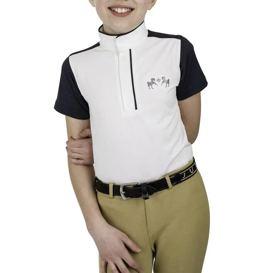 Equine Couture Children's Magda Equicool Short Sleeve Show Shirt 1