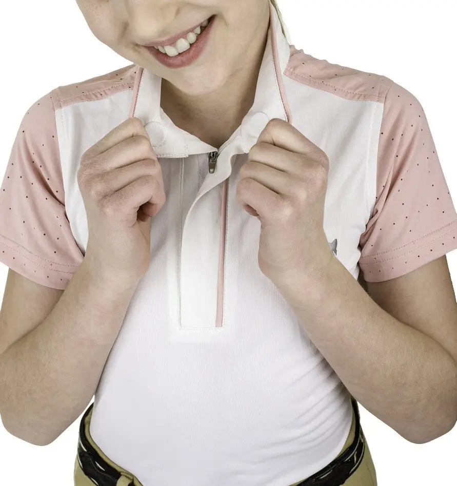 Equine Couture Children's Magda Equicool Short Sleeve Show Shirt 12