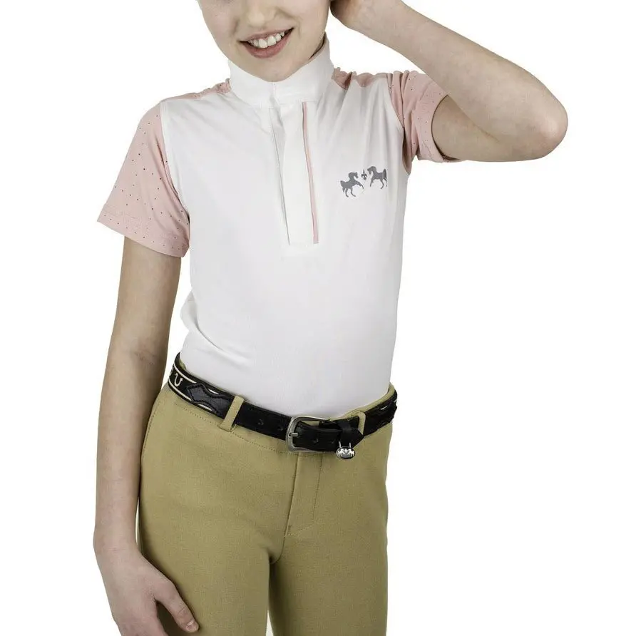 Equine Couture Children's Magda Equicool Short Sleeve Show Shirt 4