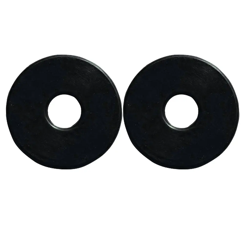 3 1/2" Hilason Rubber Horse Bit Guards 2 Piece In Bag Black 1