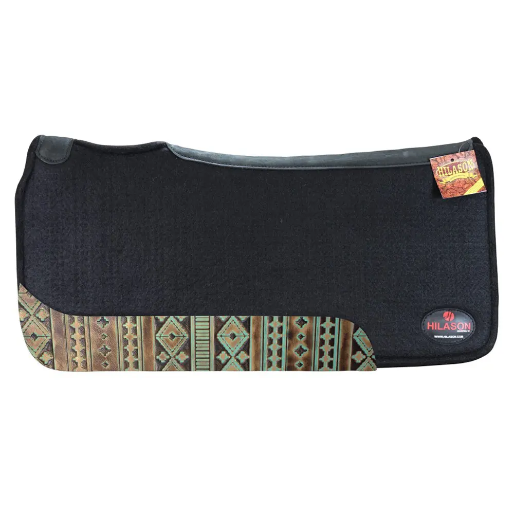 Hilason 31 In X 30 In Western Horse 100% Wool Felt Saddle Pad 38