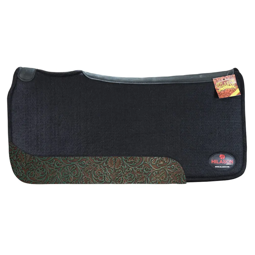 Hilason 31 In X 30 In Western Horse 100% Wool Felt Saddle Pad 36